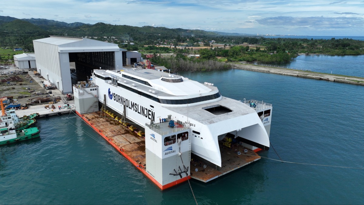 AUSTAL PHILIPPINES LAUNCHES THE LARGEST FERRY CONSTRUCTED BY AN AUSTAL ...